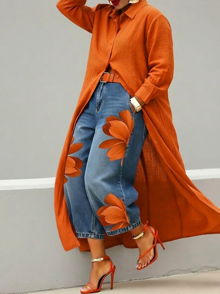 Van Rijn Fashion® | Bloemen Broek
