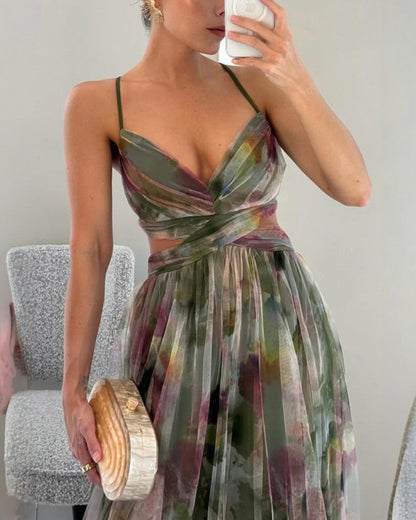 Van Rijn Fashion® | Maxi Jurk met Bloemenprint