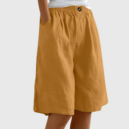 Van Rijn Fashion® | Ruime Shorts met Elastische Taille