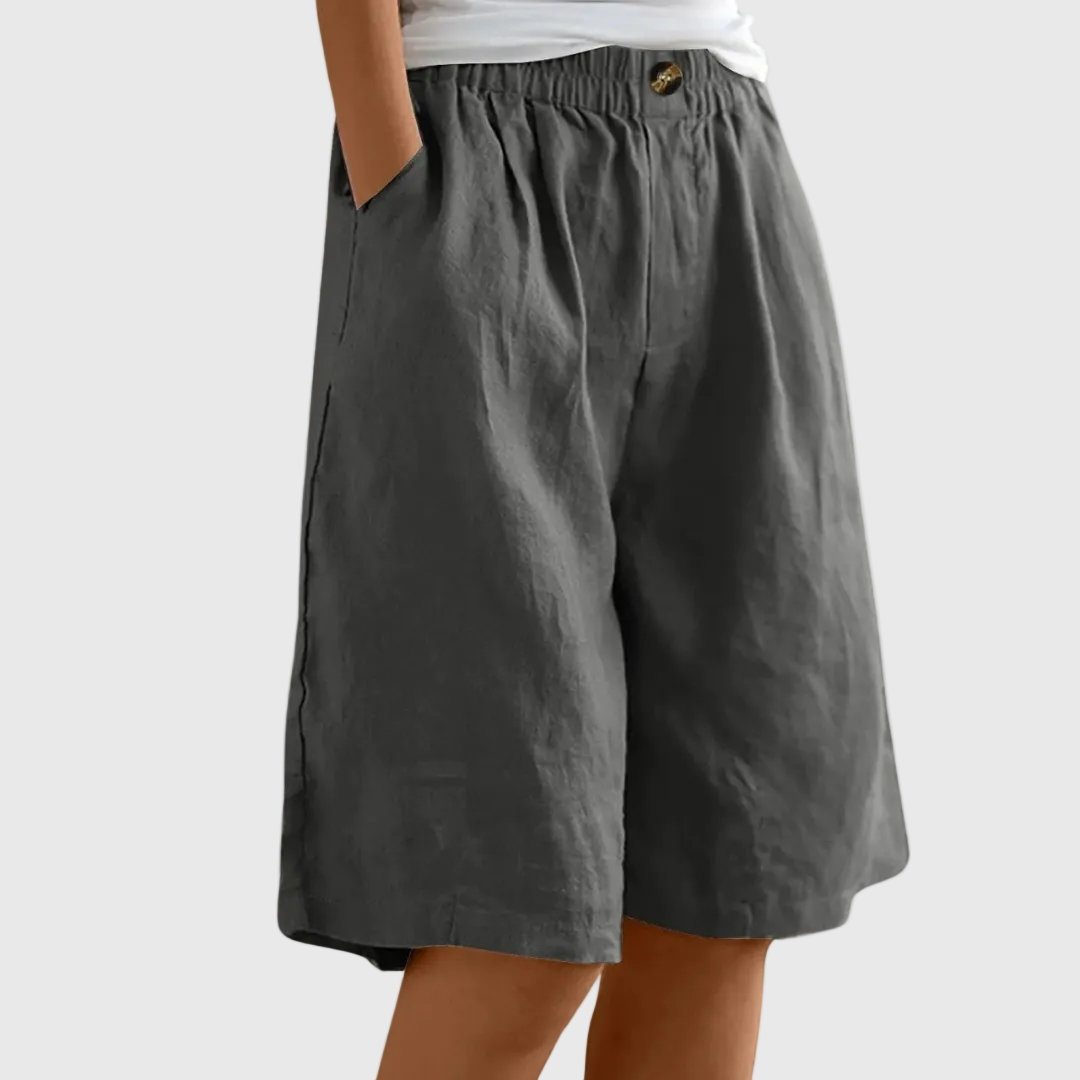 Van Rijn Fashion® | Ruime Shorts met Elastische Taille