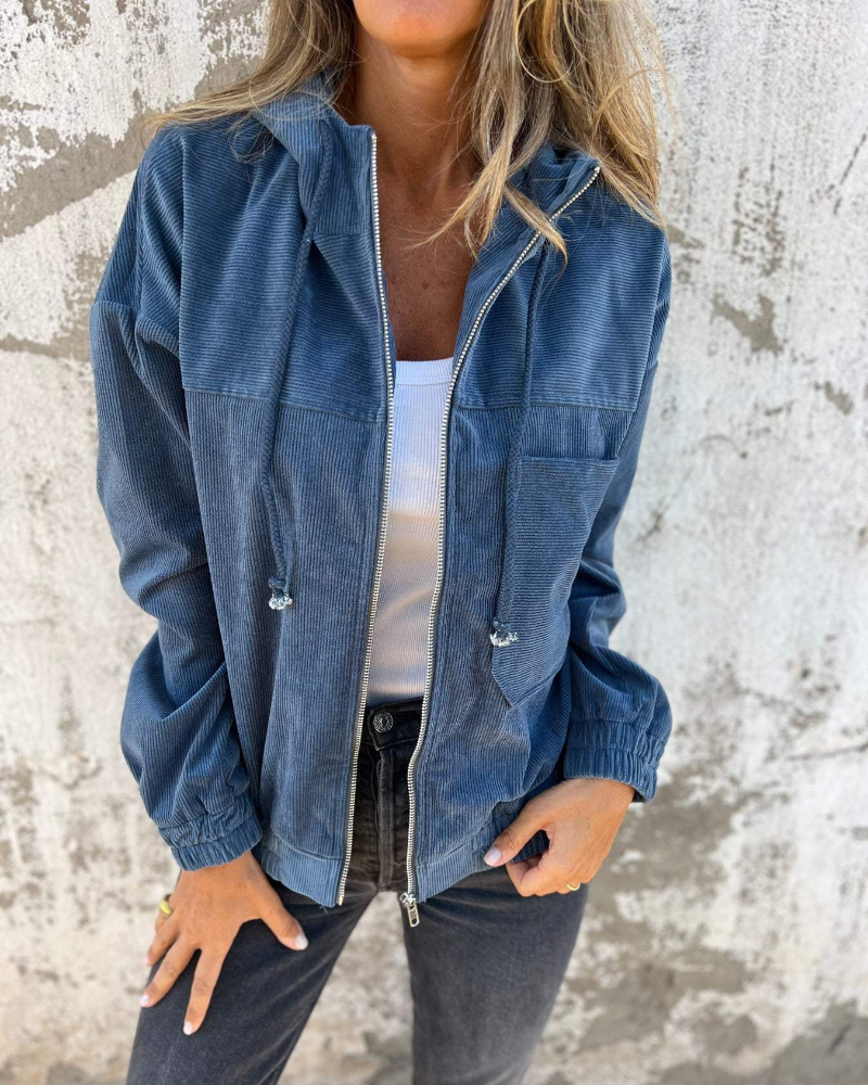 Van Rijn Fashion® | Hoodie Jas met Rits