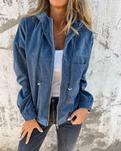 Van Rijn Fashion® | Hoodie Jas met Rits