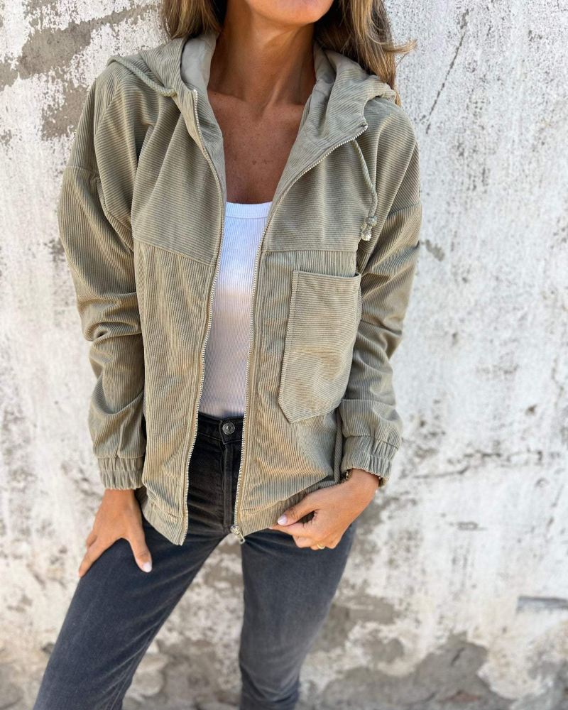 Van Rijn Fashion® | Hoodie Jas met Rits