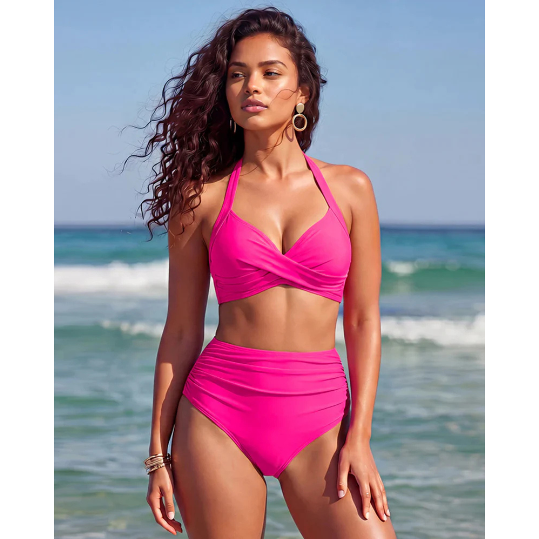Van Rijn Fashion® | 2-in-1 Hoog Getailleerde Tummy Control Bikini