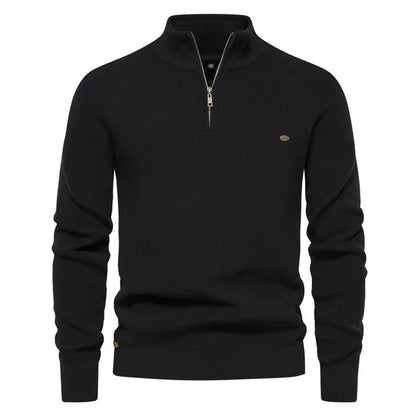 Van Rijn Fashion® | Gebreide Zip-Up Heren Trui