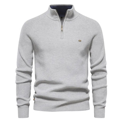 Van Rijn Fashion® | Gebreide Zip-Up Heren Trui