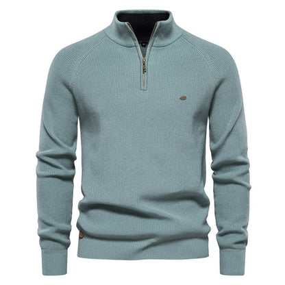 Van Rijn Fashion® | Gebreide Zip-Up Heren Trui