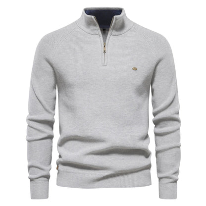 Van Rijn Fashion® | Gebreide Zip-Up Heren Trui