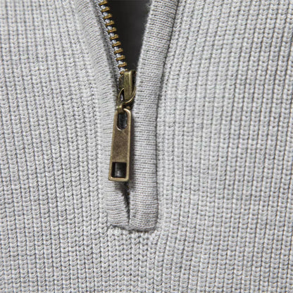 Van Rijn Fashion® | Gebreide Zip-Up Heren Trui