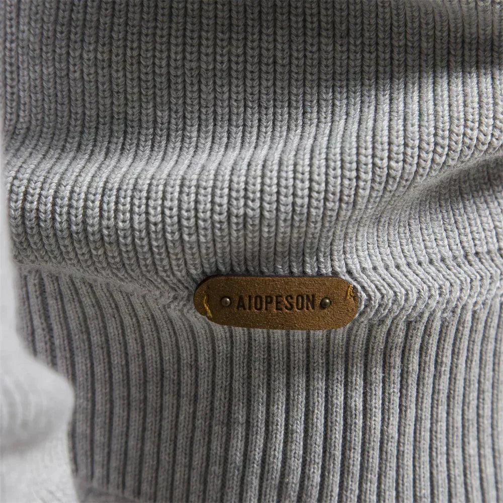 Van Rijn Fashion® | Gebreide Zip-Up Heren Trui