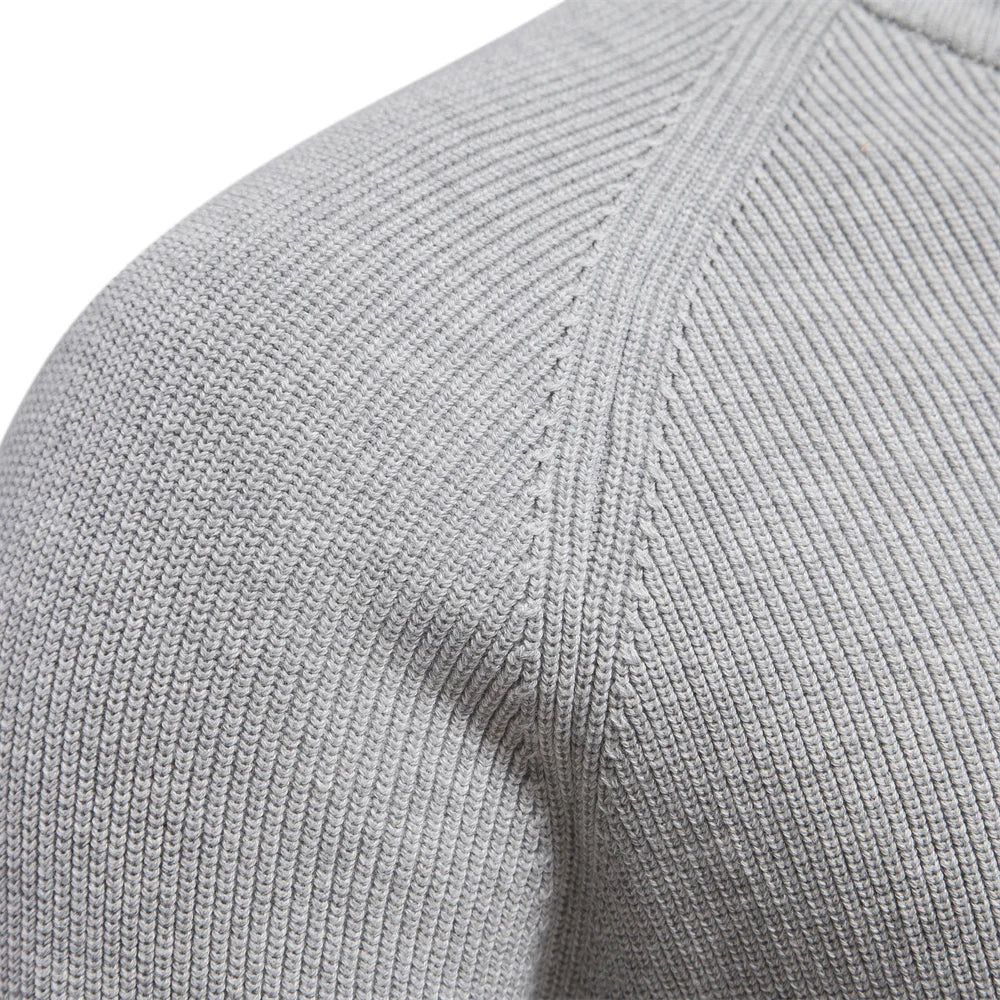 Van Rijn Fashion® | Gebreide Zip-Up Heren Trui