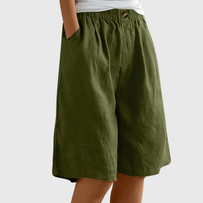 Van Rijn Fashion® | Ruime Shorts met Elastische Taille