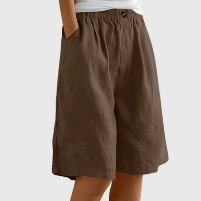 Van Rijn Fashion® | Ruime Shorts met Elastische Taille