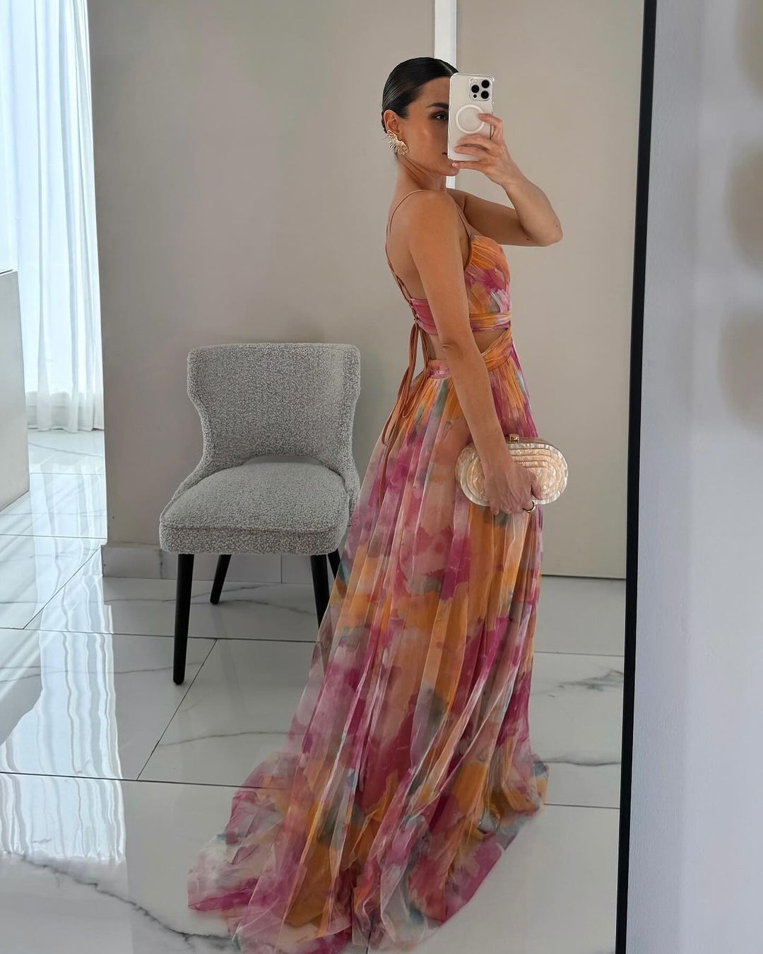 Van Rijn Fashion® | Maxi Jurk met Bloemenprint