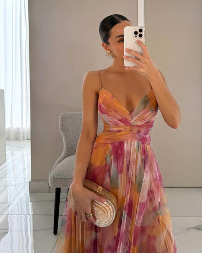 Van Rijn Fashion® | Maxi Jurk met Bloemenprint