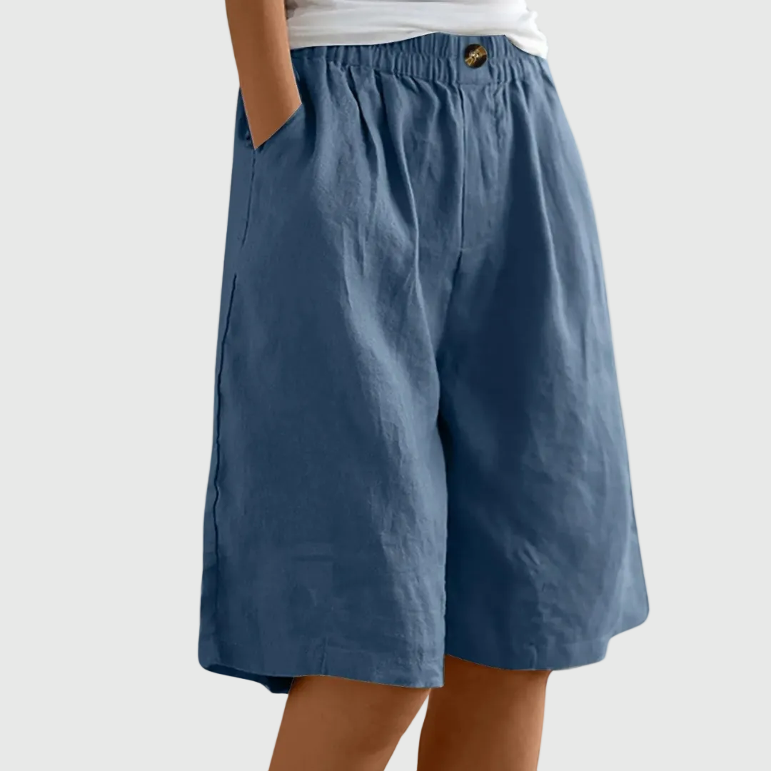 Van Rijn Fashion® | Ruime Shorts met Elastische Taille