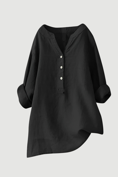 Maéline Lichte Blouse - Zwart