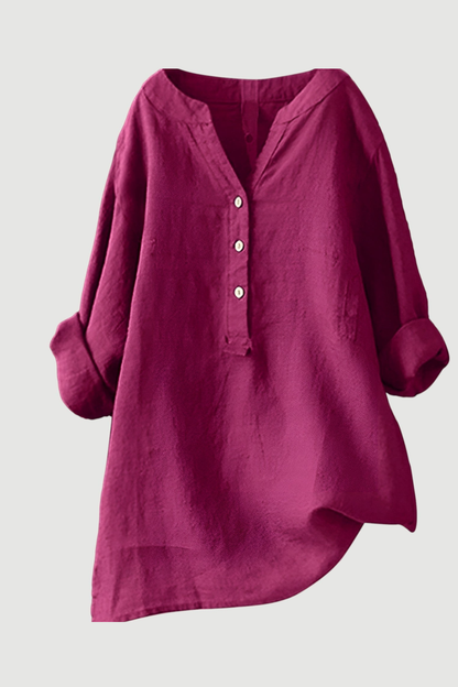 Maéline Lichte Blouse - Bordeaux