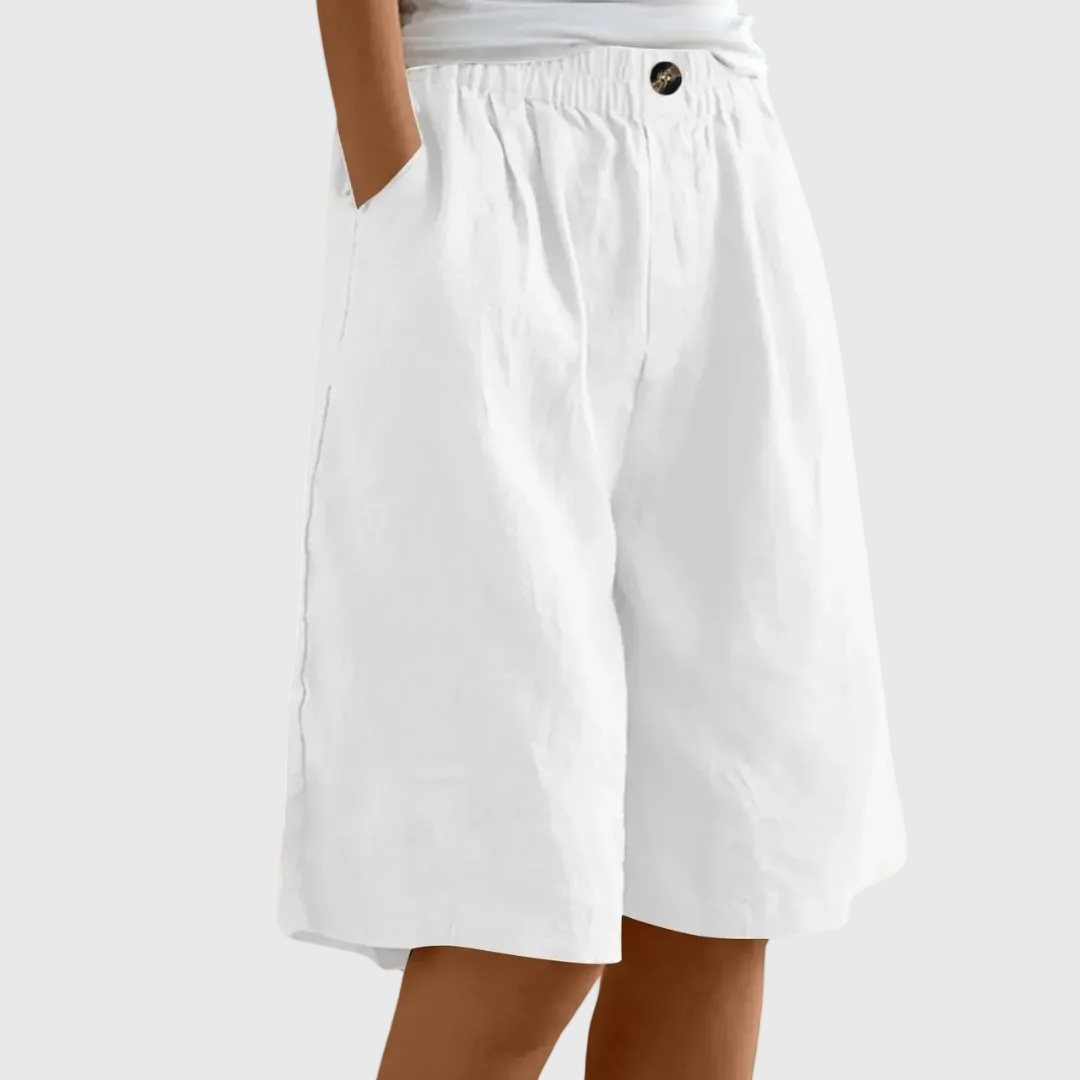Van Rijn Fashion® | Ruime Shorts met Elastische Taille