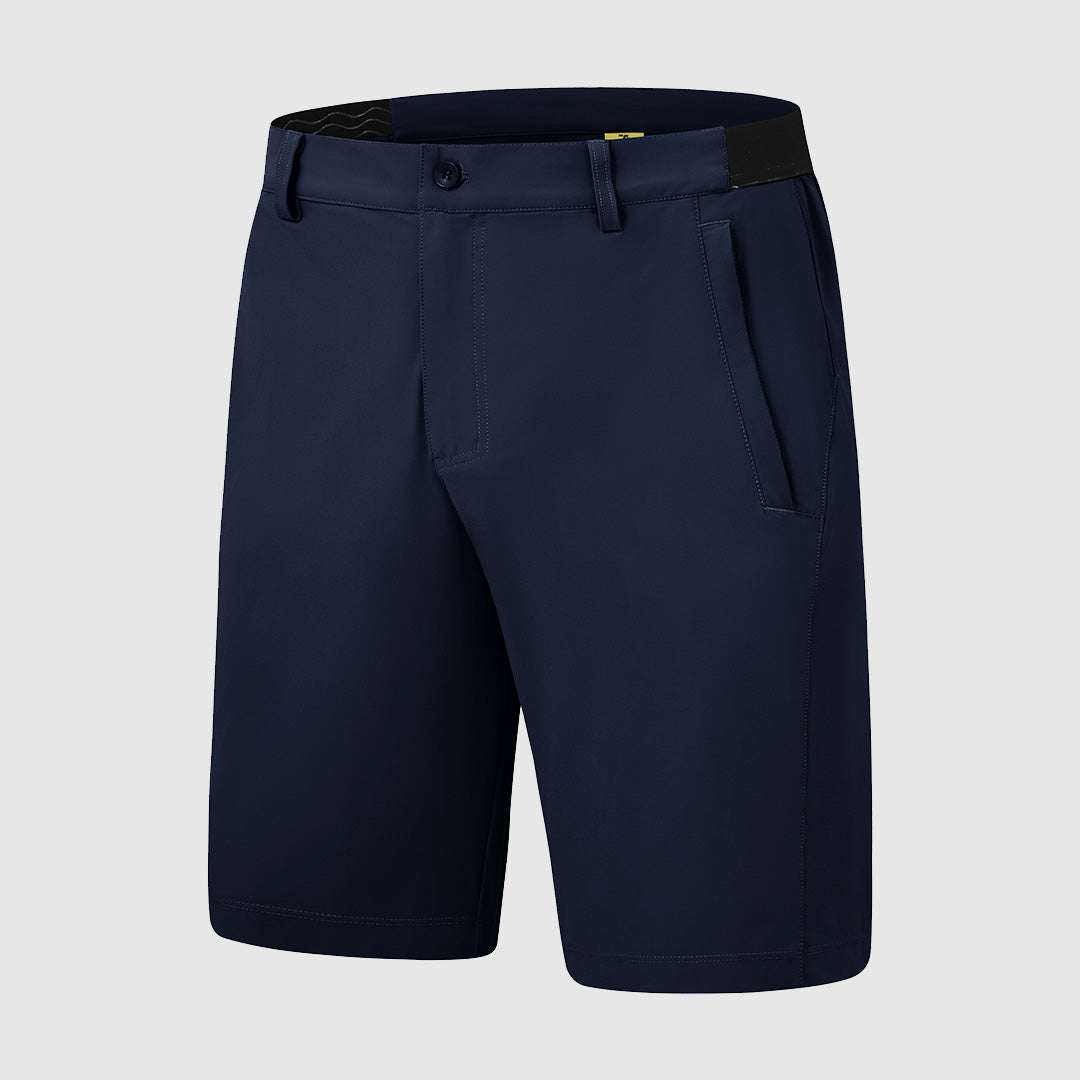 Stretch Golfshorts - Marineblauw