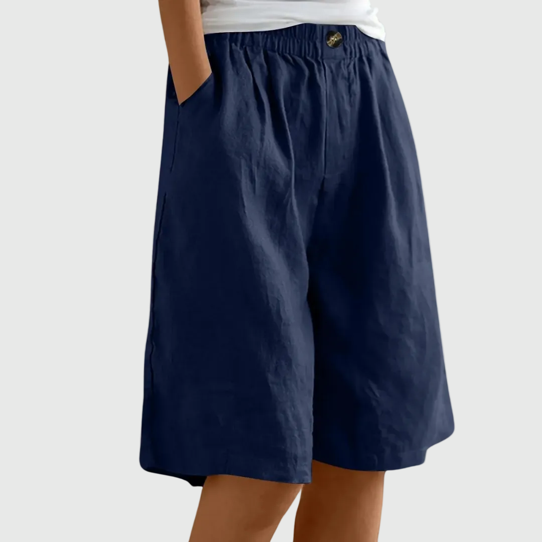 Van Rijn Fashion® | Ruime Shorts met Elastische Taille