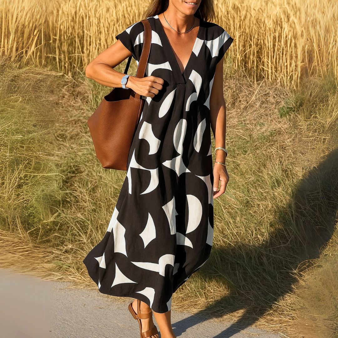 Van Rijn Fashion® | Print Jurk