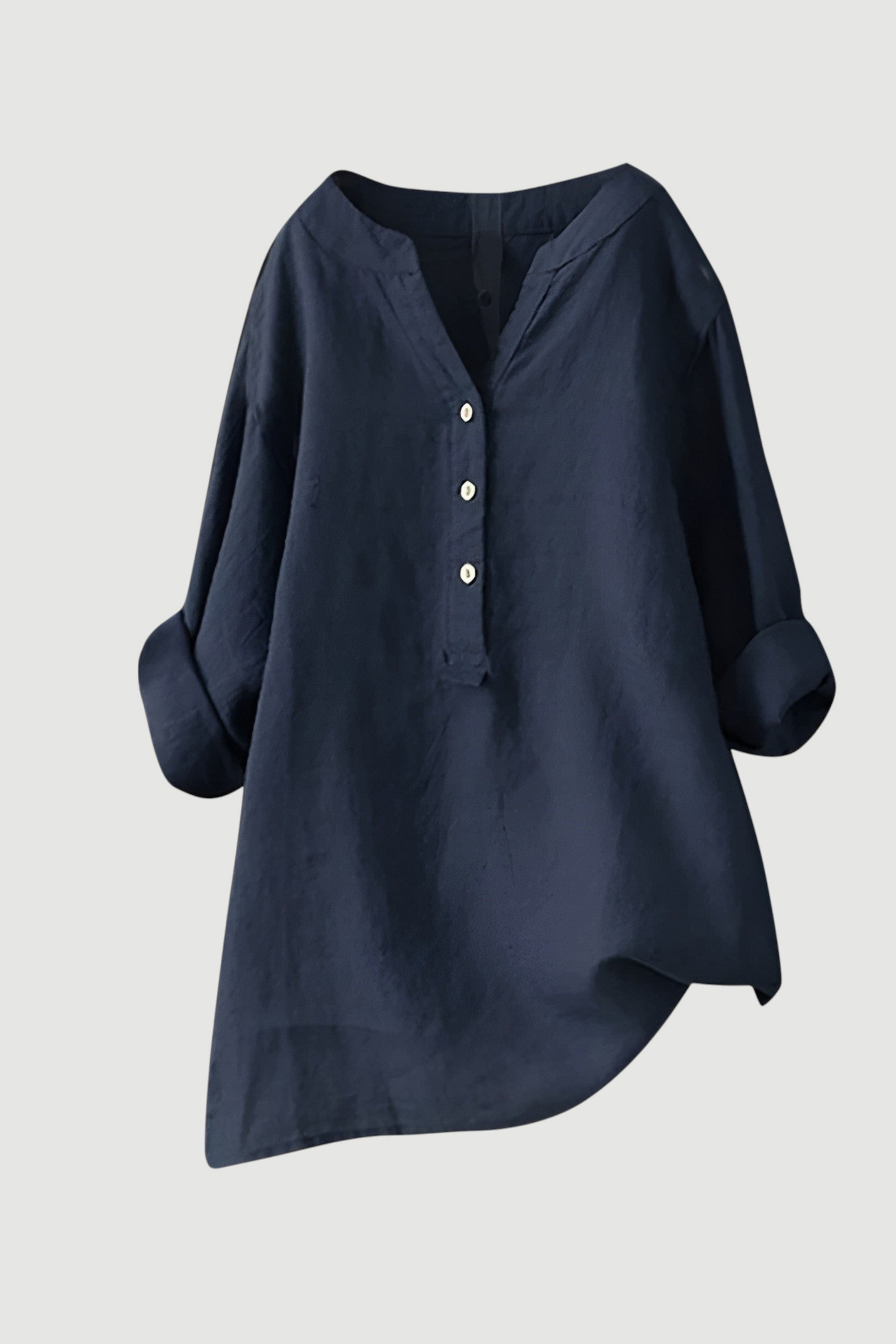 Maéline Lichte Blouse - Marineblauw