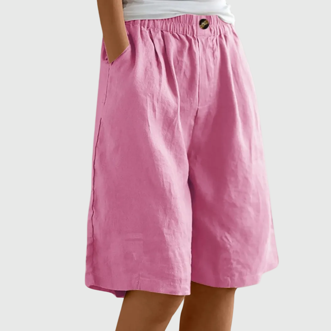 Van Rijn Fashion® | Ruime Shorts met Elastische Taille
