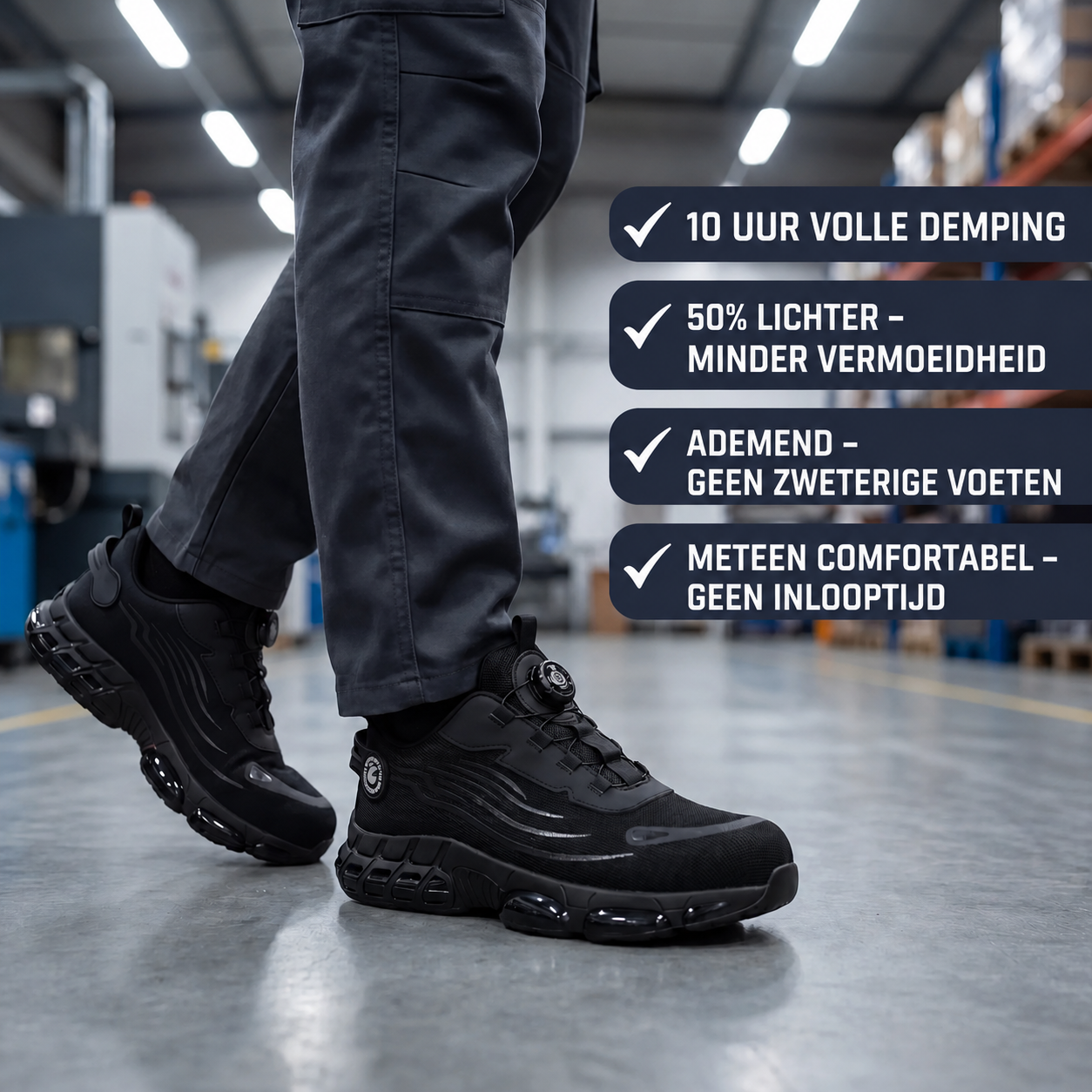 Van Rijn Fashion® | S3 Veiligheidsschoen met Memory Foam