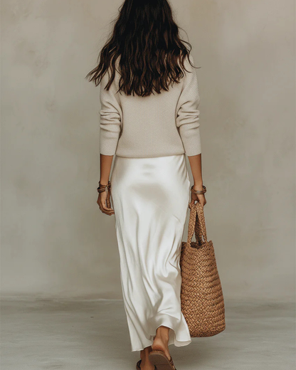 Van Rijn Fashion® | Satijnen Gelaagde Set
