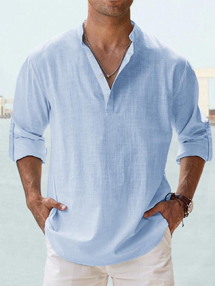 Van Rijn Fashion® | Ademend Linnen Overhemd