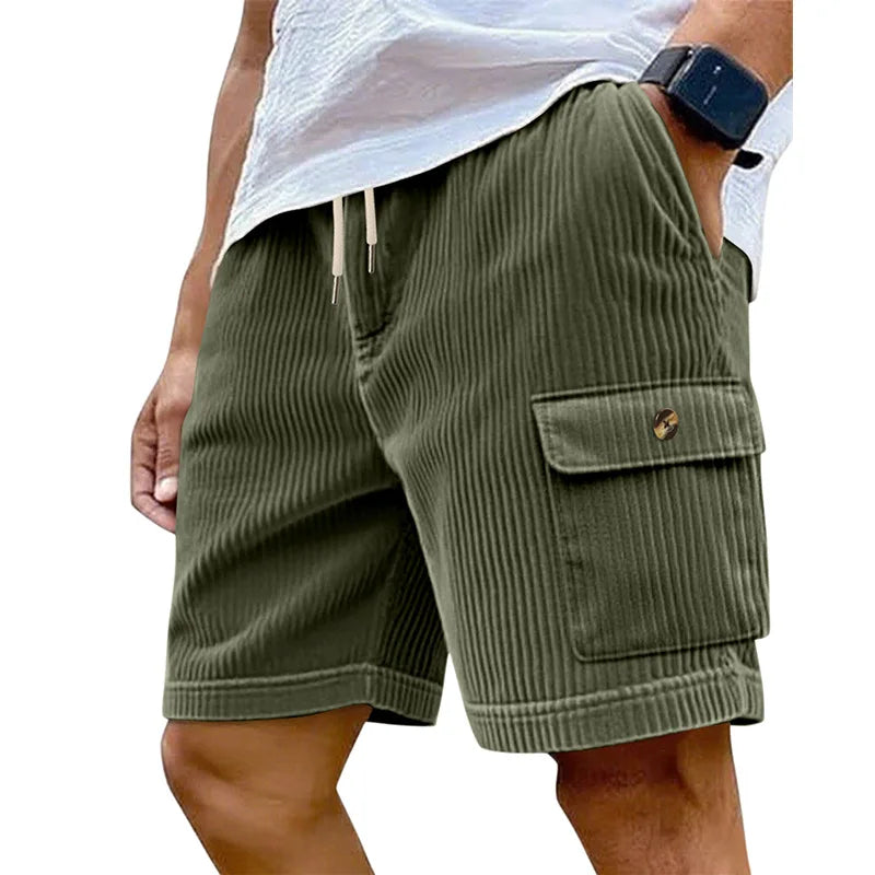 Finn Heren Cargo Short - Legergroen