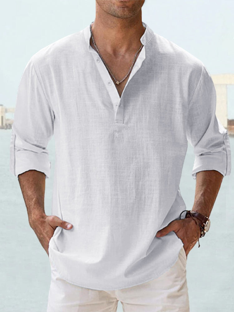Van Rijn Fashion® | Ademend Linnen Overhemd