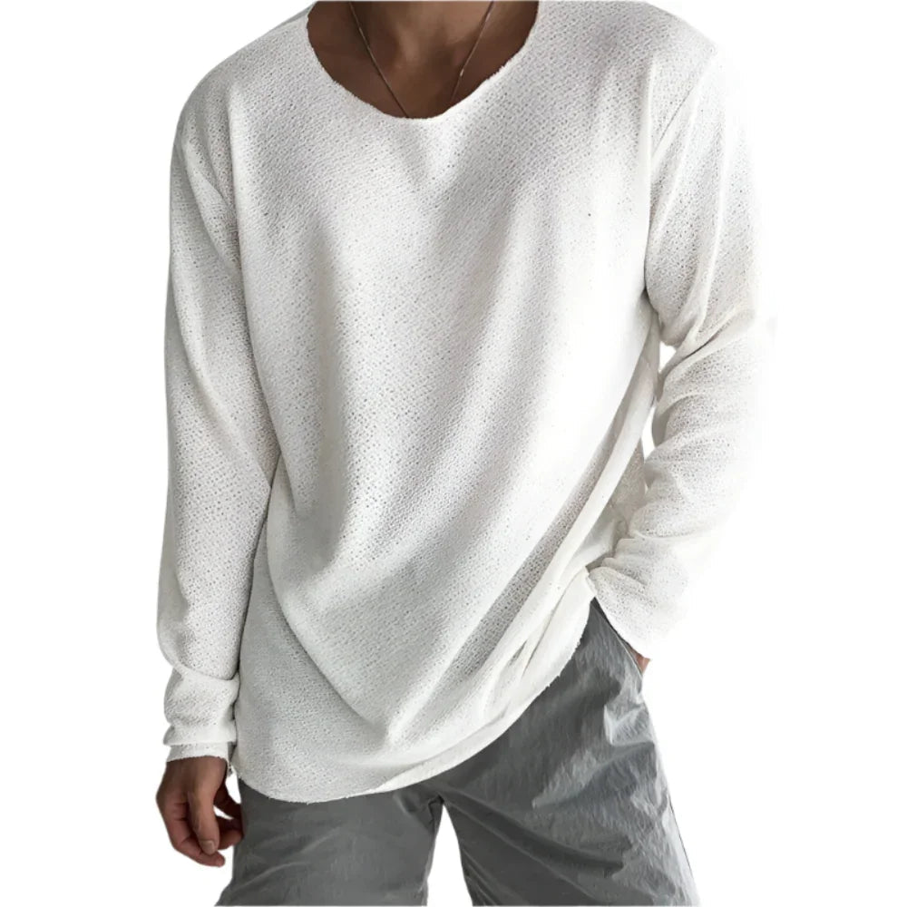 Van Rijn Fashion® | Lichtgewicht Heren Longsleeve Shirt