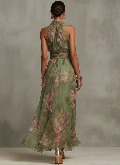 Van Rijn Fashion® | Elegante Maxi Jurk met Bloemenprint