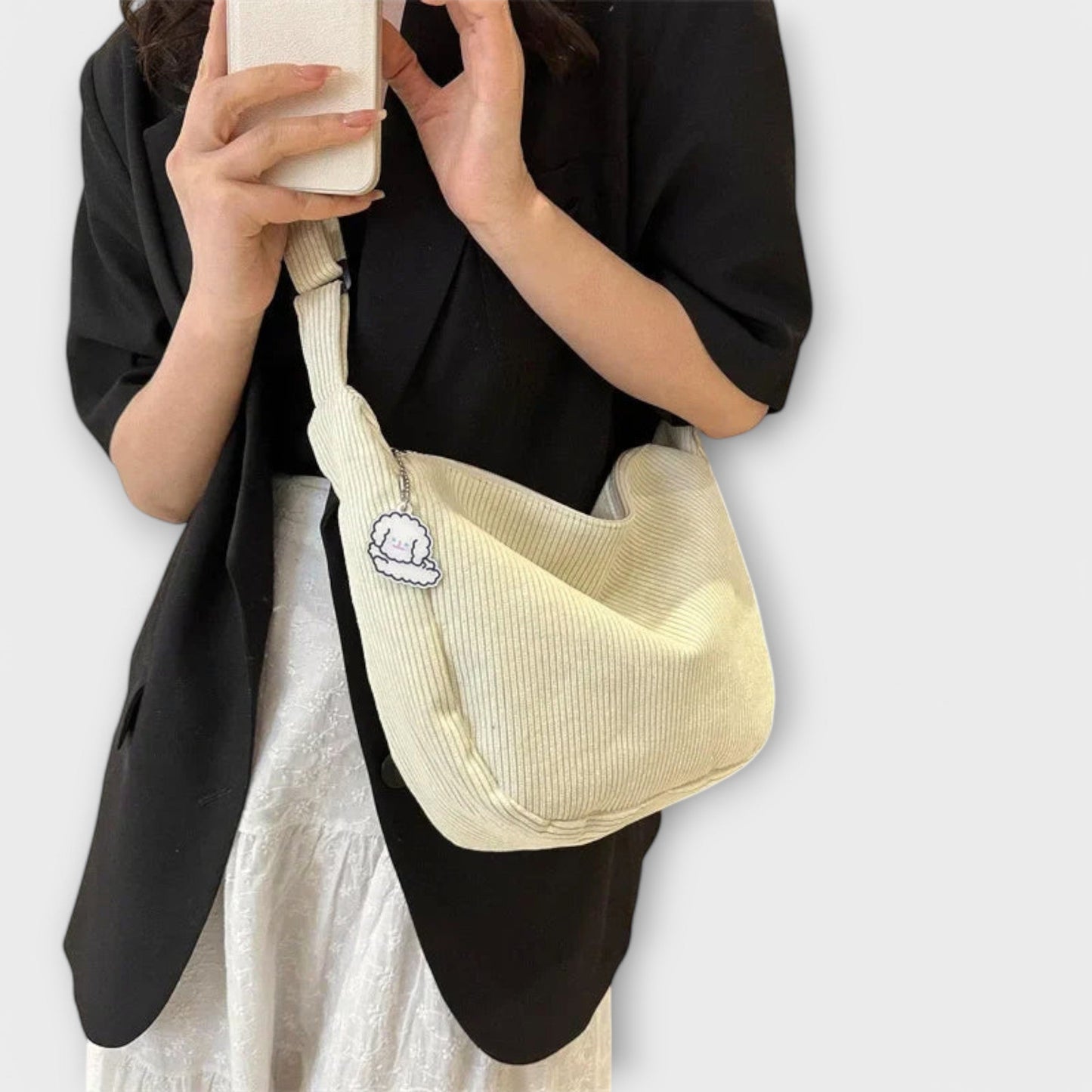 Van Rijn Fashion® | Corduroy Crossbody Tas