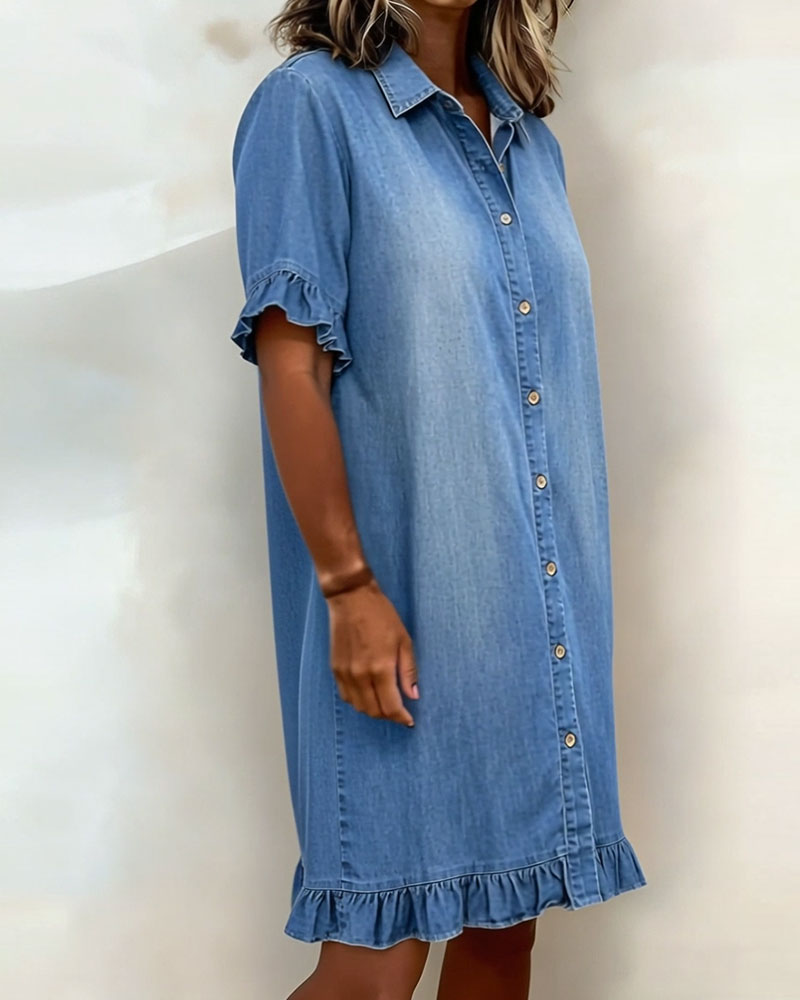 Van Rijn Fashion® | Denim Jurk