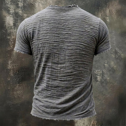 Vintage V-Hals T-Shirt detail 2
