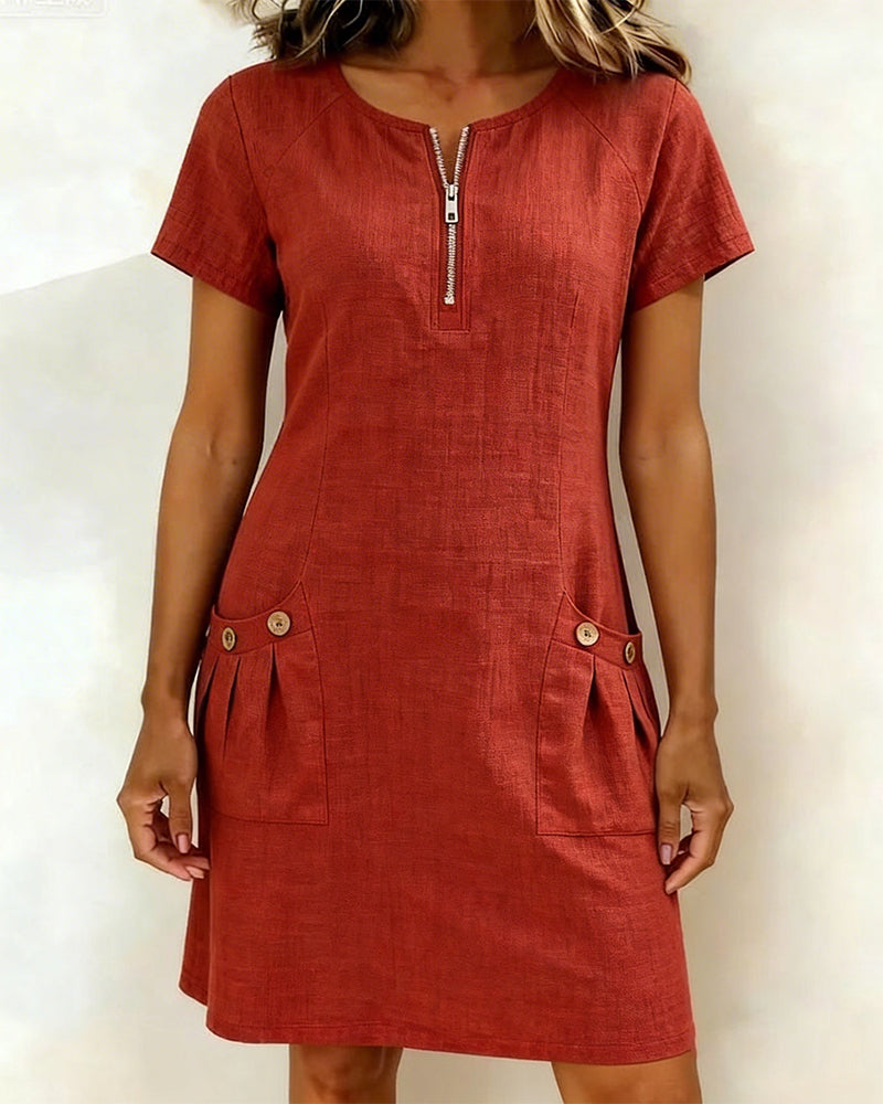 Van Rijn Fashion® | Zip Jurk