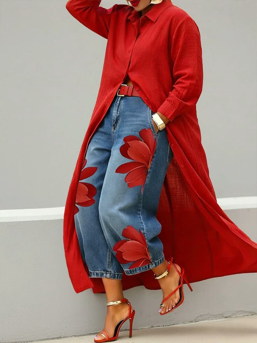 Van Rijn Fashion® | Bloemen Broek